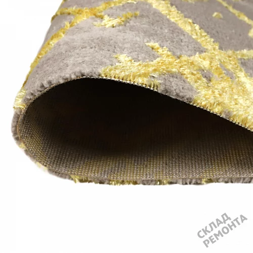 Фото Ковролин Kaplanser Faber 8449 53 Grey/Gold серый – купить в Бердске: цена, описание, фото. Интернет-магазин 3