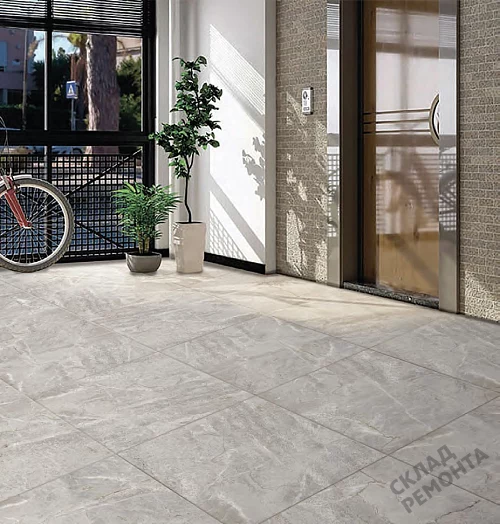 Фото Керамогранит матовый ProGRES Matera GSR0071 серый 600*600*10 – купить в Бердске: цена, описание, фото. Интернет-магазин 4