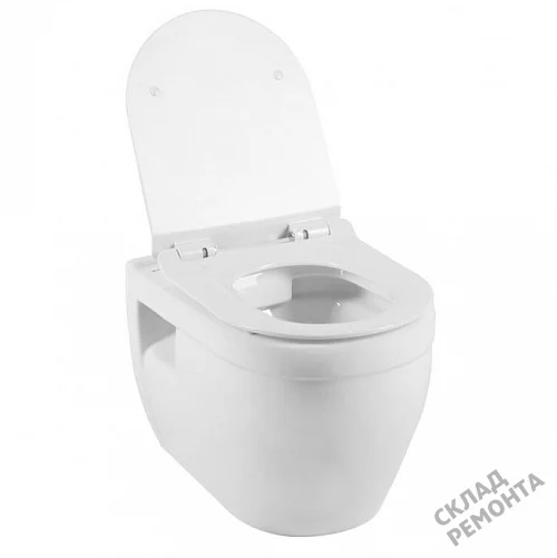 Фото Унитаз подвесной Aquanet Glide-W (210772) безободковый купить в Бердске: цена, описание, фото. Интернет-магазин 3