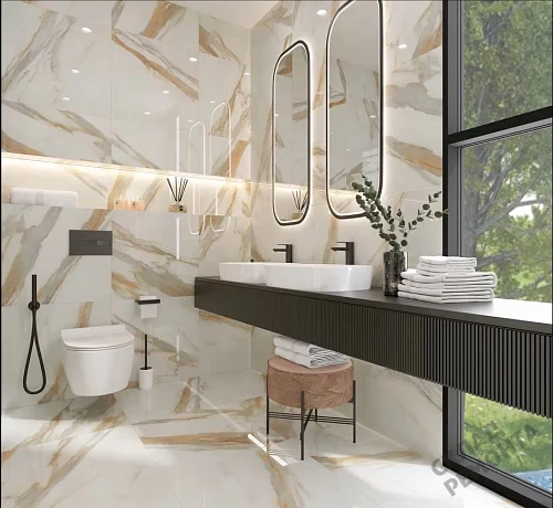 Фото Керамогранит полированный Гранитея G392 neiva beige 600*600*10 – купить в Бердске: цена, описание, фото. Интернет-магазин 11