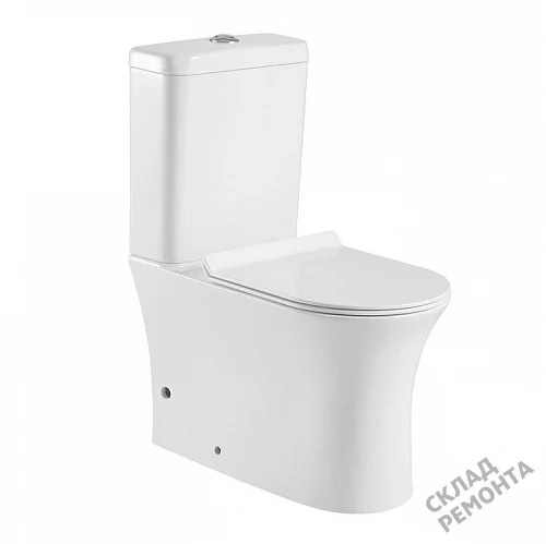 Фото Унитаз напольный Aquanet Roll-C 210764 безободковый купить в Бердске: цена, описание, фото. Интернет-магазин 1