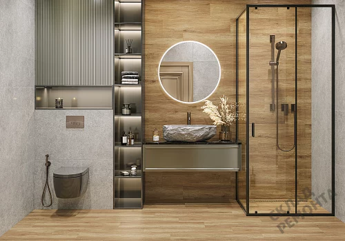 Фото Керамогранит матовый Alma Ceramica Бали GFA92BAL04R бежевый 200*900*7 – купить в Бердске: цена, описание, фото. Интернет-магазин 2