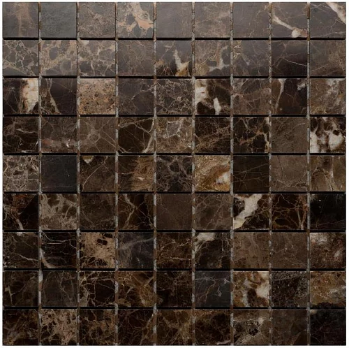 Фото Мозаика Orro Эмперадор темный полированный 30 30,5*30,5 – купить в Бердске: цена, описание, фото. Интернет-магазин 1